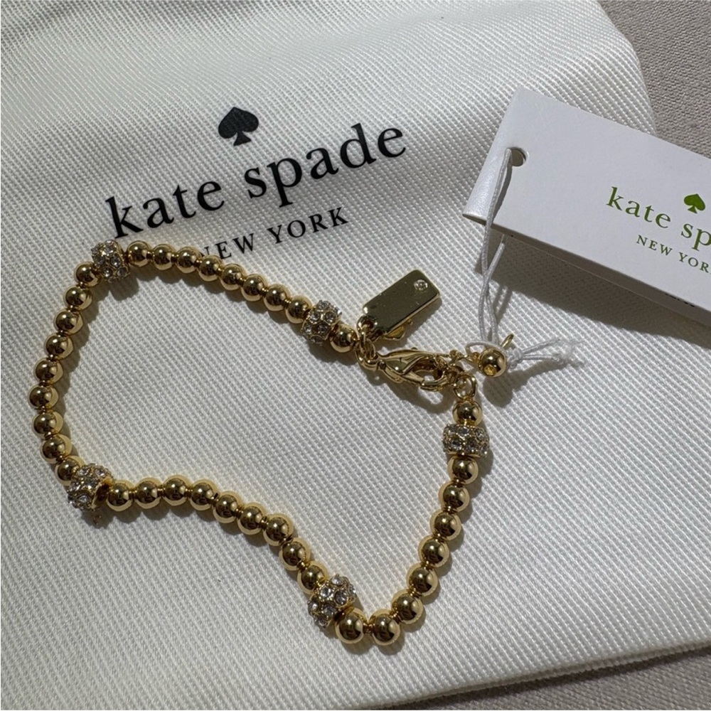 Kate Spade Gold Beaded Bracelet